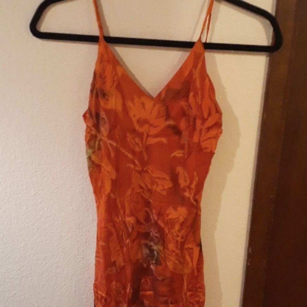 Emily dress, orange, size small